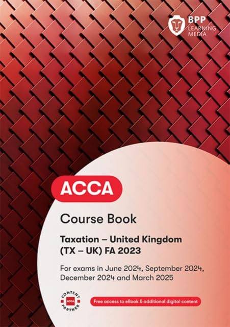 ACCA 2024 Taxation FA 2023: Workbook [Pre-Order] - MPHOnline.com