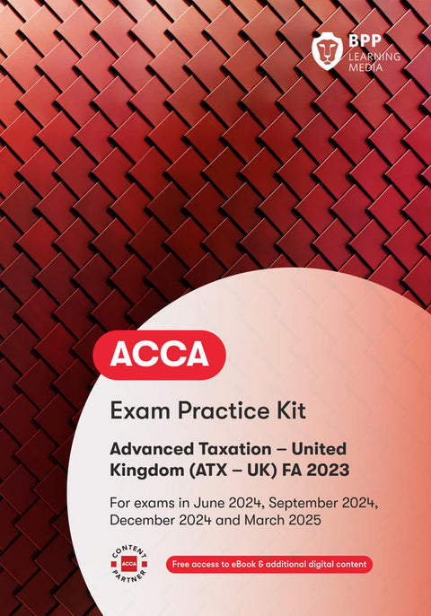 ACCA 2024 Advanced Taxation FA 2023: Practice & Revision Kit [Pre-Order] - MPHOnline.com