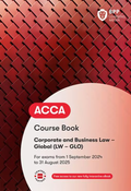 ACCA 2024-25 F4 Corporate & Business Law (Global): Workbook [Pre-Order] - MPHOnline.com