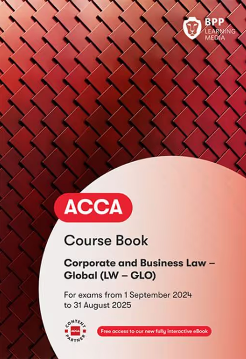 ACCA 2024-25 F4 Corporate & Business Law (Global): Workbook [Pre-Order] - MPHOnline.com