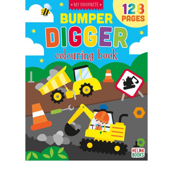 My Favourite Bumper Digger Colouring Book – Mphonline.com