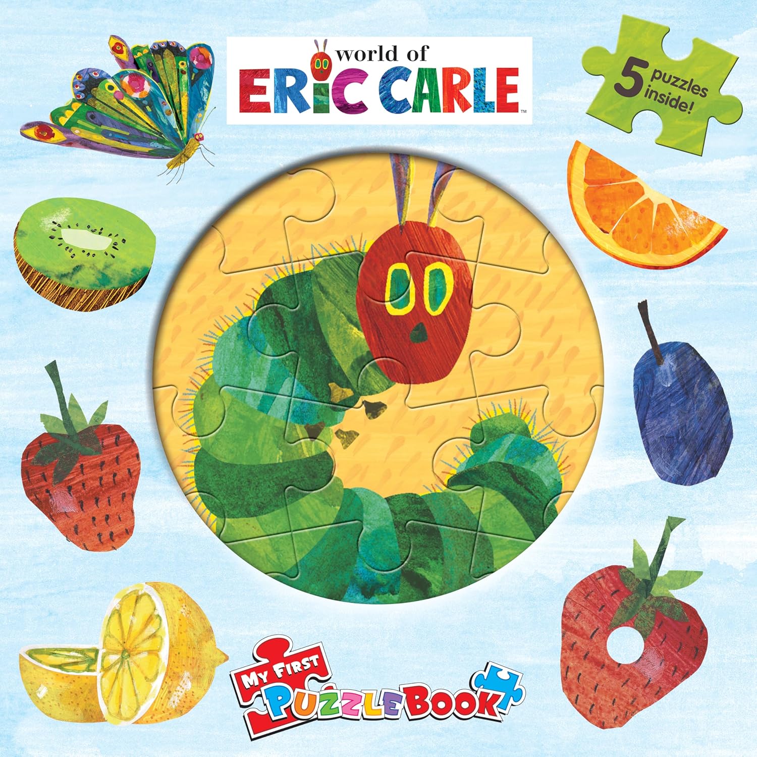 My First Puzzle Book Eric Carle 2 (Caterpillar Image)
