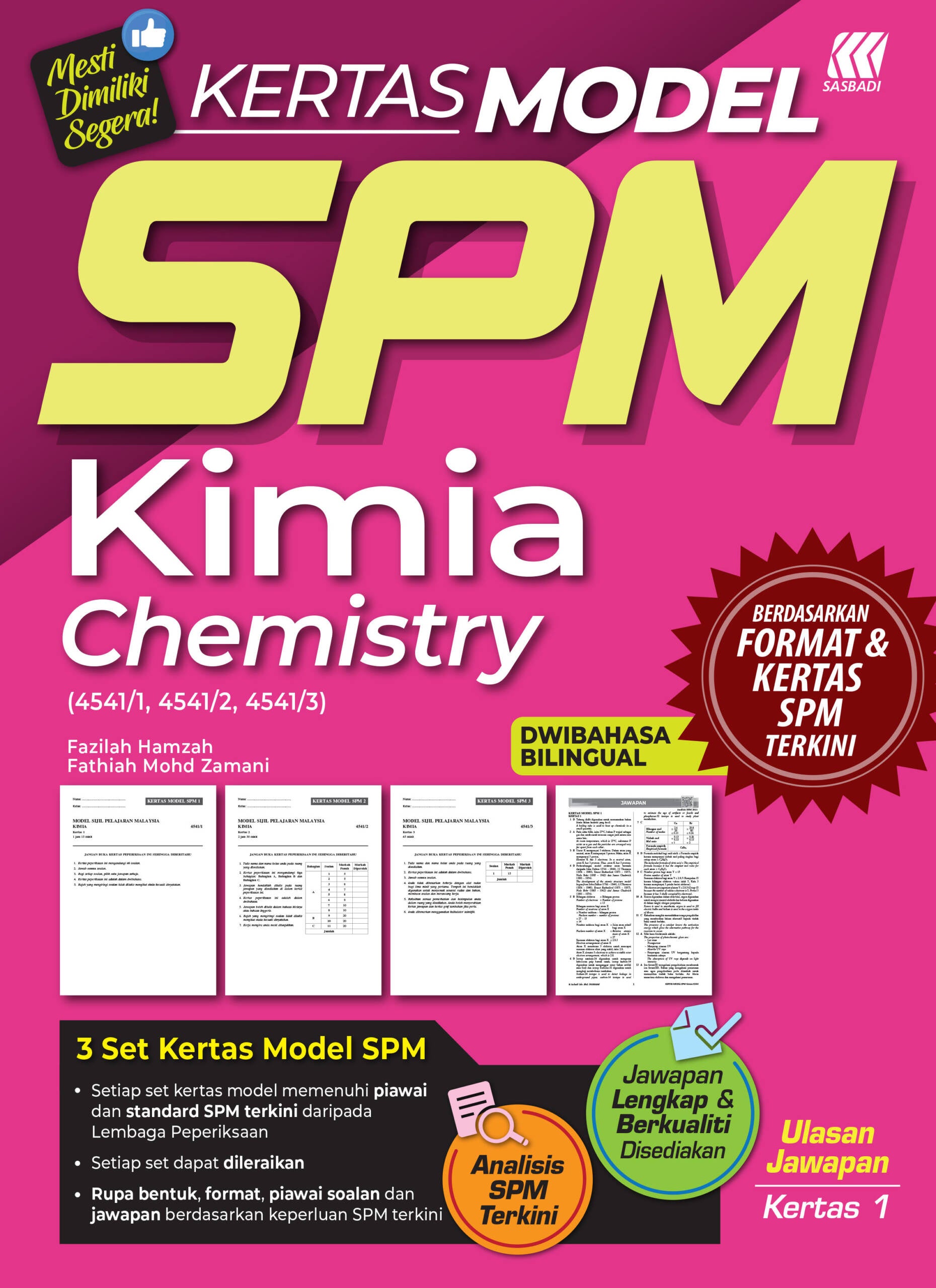 Kertas Model SPM Kimia (Bilingual) (Edisi 2023) – MPHOnline.com