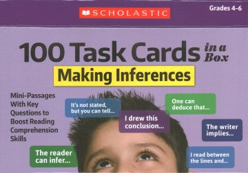 100 Task Cards in a Box Making Inferences – MPHOnline.com