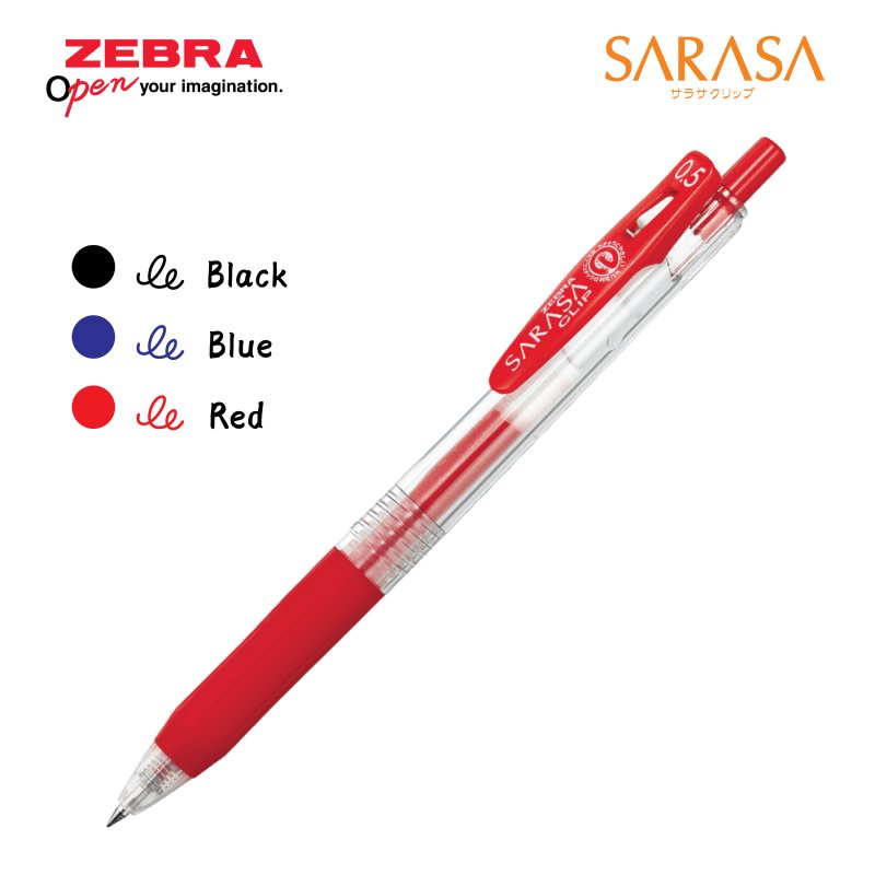 Zebra Sarasa Clip Gel-Kugelschreiber 0.5 Mm – 10er Pack In Grün-Schwarz, Für Schule & Büro!