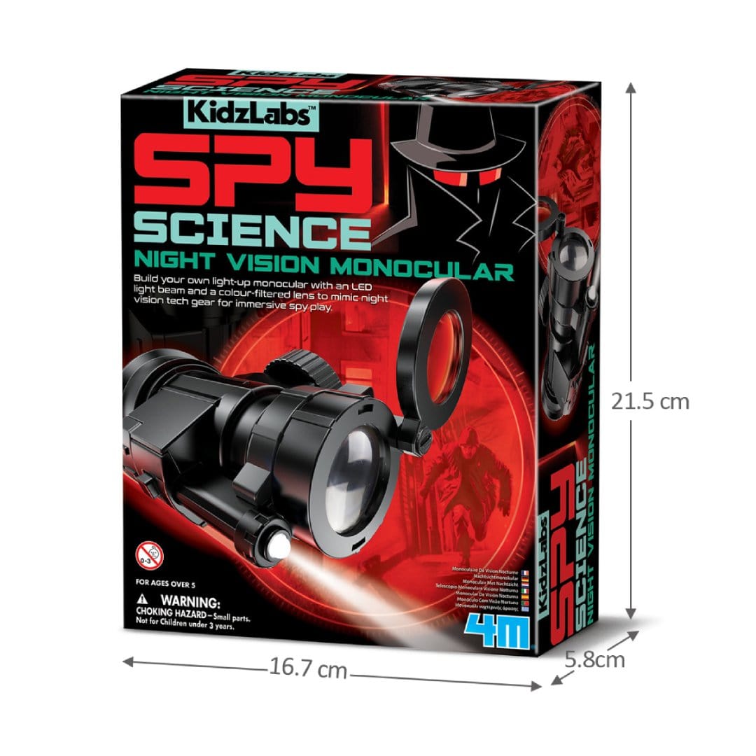 Coffre-Fort Alarme 4M Spy Science - Kit Construction - À Partir De 8 Ans - Protège Trésors