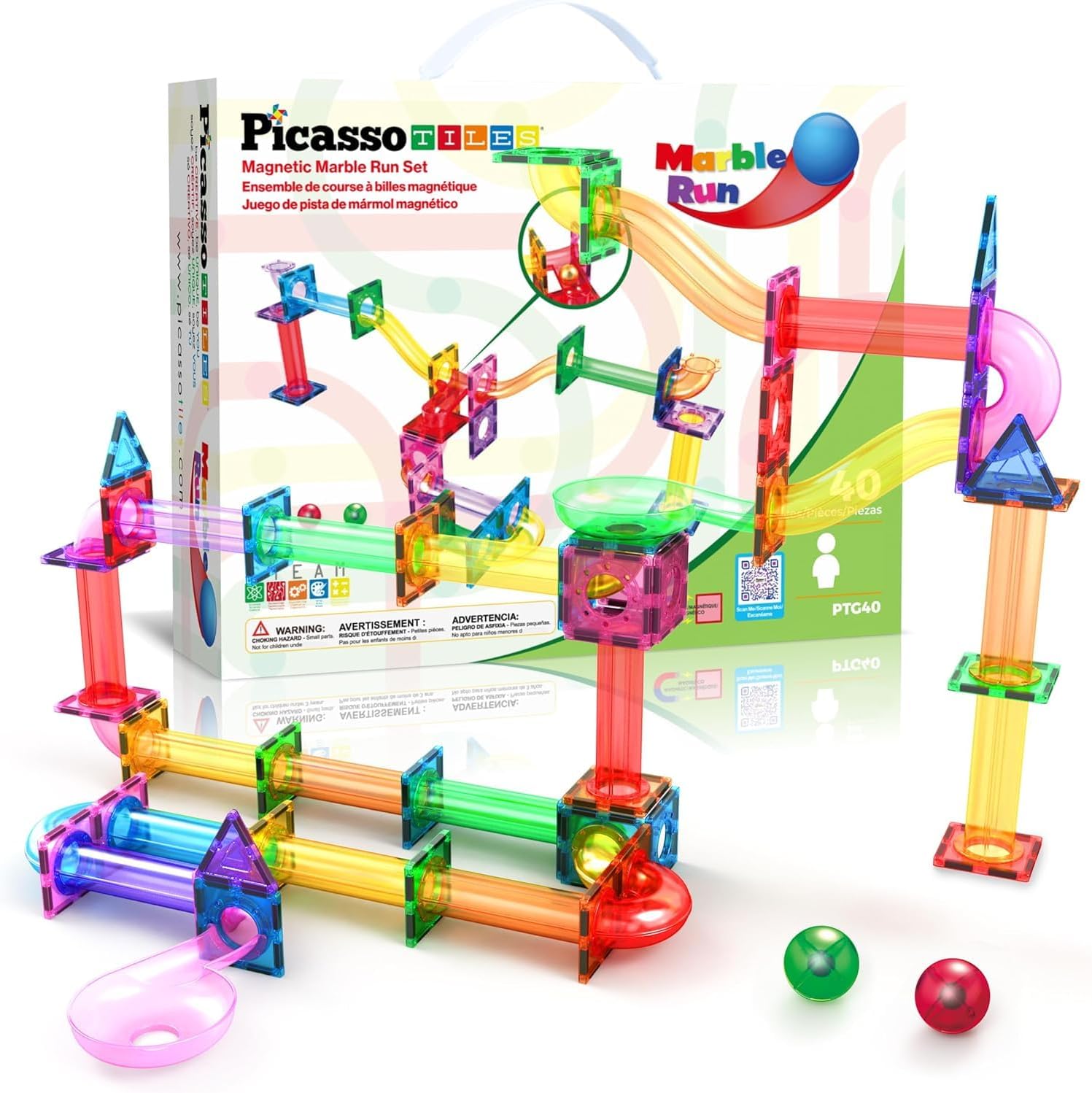 PICASSO TILES: Marble Run (40pcs)