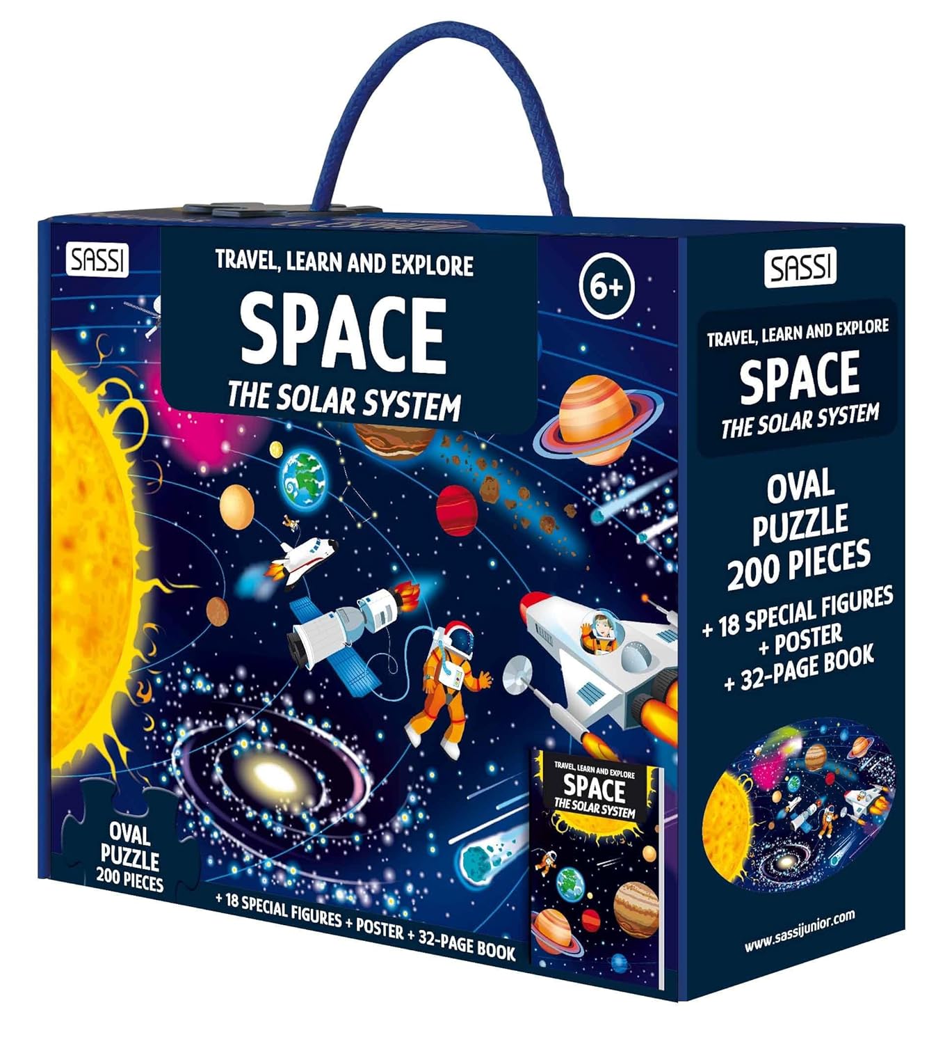 Travel, Learn, Explore: Space The Solar System (Oval Puzzle + Book)(20 ...
