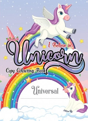 Copy Colouring Book: Collection of I Believe in Unicorn – MPHOnline.com