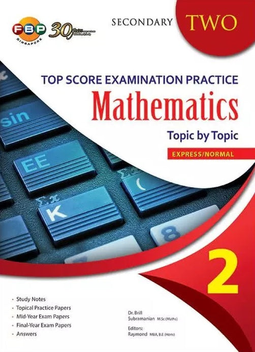 Score　Top　Secondary　Practice　–　Maths　Examination
