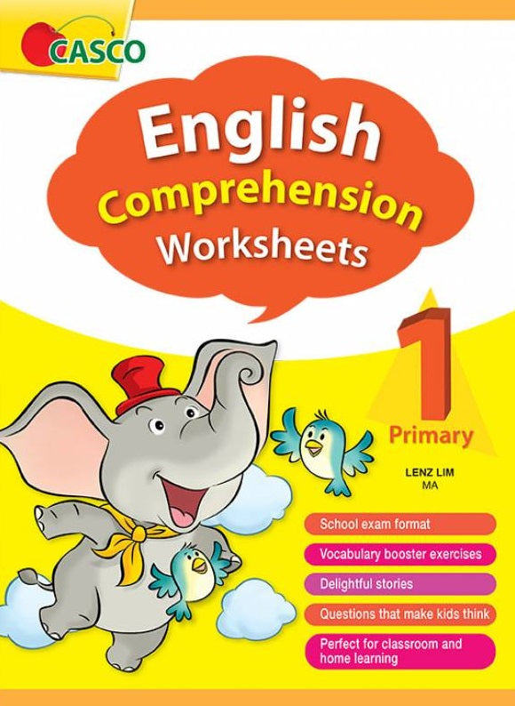 English Comprehension Worksheets Primary 1 – MPHOnline.com