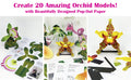 Origami Orchids Kit t: 20 Beautiful Die-Cut Paper Models - MPHOnline.com