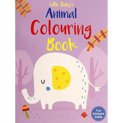 Little Baby’ Animal Colouring & Stickers Book - MPHOnline.com