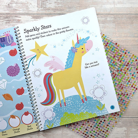 Gem Sticker Activity Book - Magical Friends - MPHOnline.com