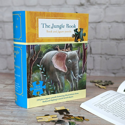 Classics Paperback book & Puzzle Set- Jungle Book - MPHOnline.com