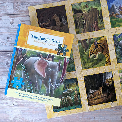 Classics Paperback book & Puzzle Set- Jungle Book - MPHOnline.com