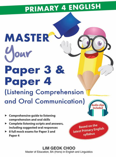 Primary 4 English Master Your Paper 3 and Paper 4 (Listening & Oral) - MPHOnline.com