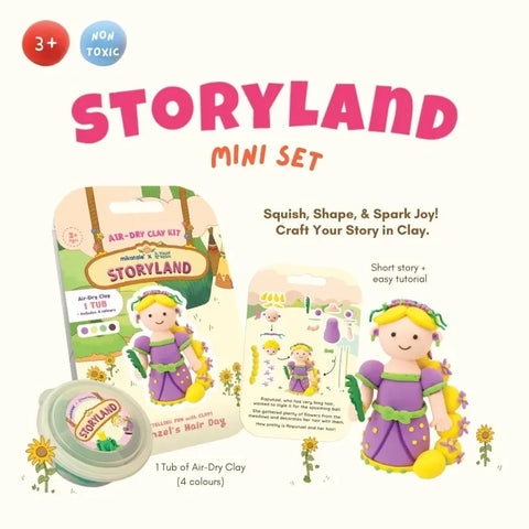Storyland Air-Dry Clay Mini: Rapunzel's Hair Day - Wizard Within - MPHOnline.com