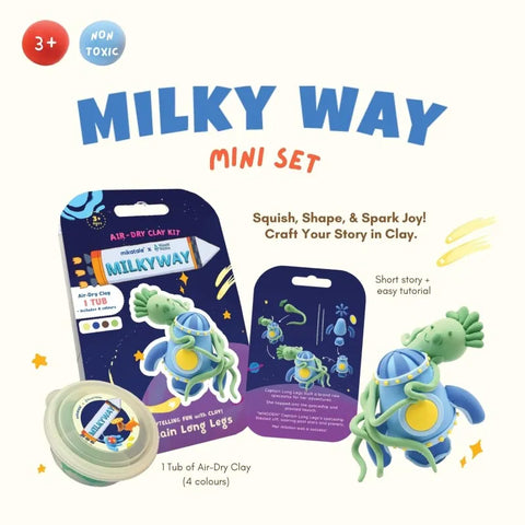 Milky Way Air-Dry Clay Mini: Captain Long Legs - Wizard Within - MPHOnline.com