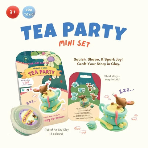 Tea Party Air-Dry Clay Mini: The Sleepy Dormouse - Wizard Within - MPHOnline.com