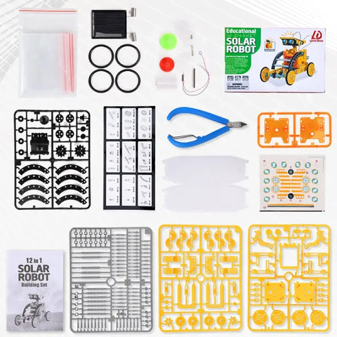 LUCKY DOUG: Educational 12-IN-1 KIT - Solar Robot (1232-68) - MPHOnline.com