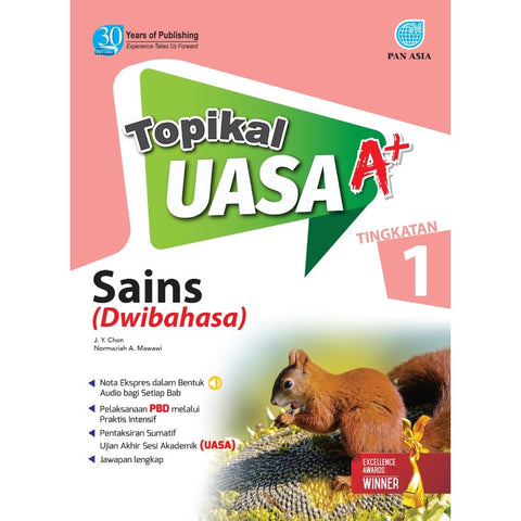 Topikal UASA A+ Sains Tingkatan 1 (Dwibahasa & Manual Guru)  '23 - MPHOnline.com