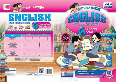 PRAKTIS MINDA - ENGLISH FOR PRESCHOOL 6 YEARS OLD (BOOK 1) - MPHOnline.com