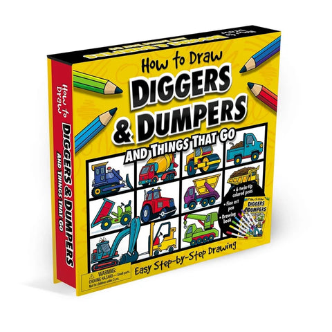 TW: How to Draw Diggers & Dumpers and Things That Go - MPHOnline.com