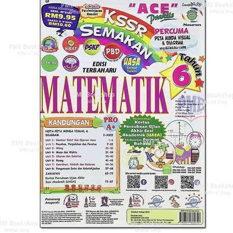 Ace Praktis Semakan KSSR Matematik Tahun 6 (New) - MPHOnline.com