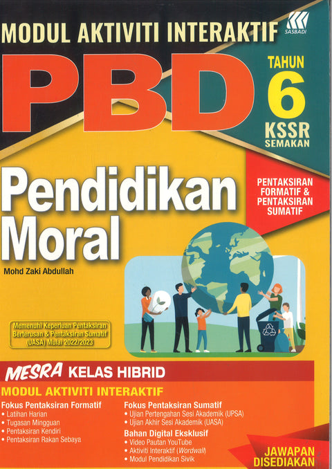 Modul Interaktif PBD KSSR Pendidikan Moral Tahun 6 2023 - MPHOnline.com