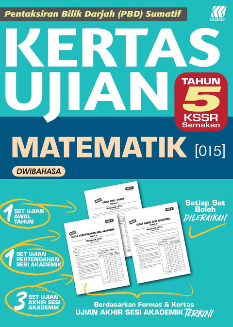 Kertas Ujian KSSR Matematik ( Dwibahasa) Tahun 5 '24 - MPHOnline.com