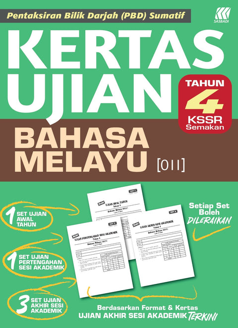 Kertas Ujian KSSR Bahasa Melayu Tahun 4 '24 - MPHOnline.com