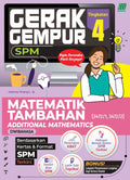 Gerak Gempur SPM Matematik Tambahan / Additional Mathematics  (Dwibahasa) Tingkatan 4 (Edisi 2024) - MPHOnline.com