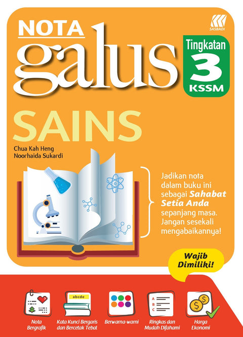 Nota Galus KSSM Sains Tingkatan 3 - MPHOnline.com