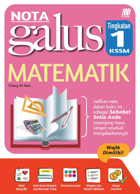 Nota Galus KSSM Matematik Tingkatan 1 - MPHOnline.com