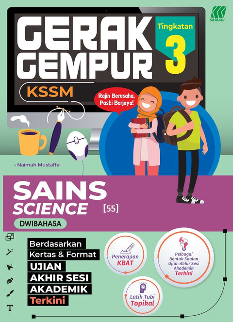 Gerak Gempur KSSM Sains (Bilingual) Ting. 3 (Edisi 2024) - MPHOnline.com