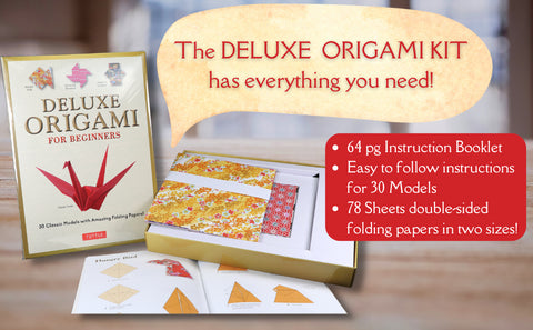 Deluxe Origami for Beginners Kit : 30 Classic Models with Amazing Folding Papers - MPHOnline.com