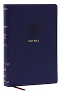 NKJV, End-of-Verse Reference Bible, Personal Size Large Print, Leathersoft, Blue, Red Letter, Comfort Print - MPHOnline.com