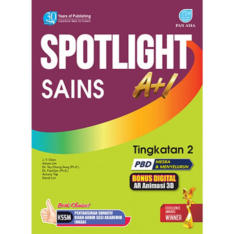 Spotlight A+1 Tingkatan 1.2.3 Sains Tingkatan 2 '23 - MPHOnline.com