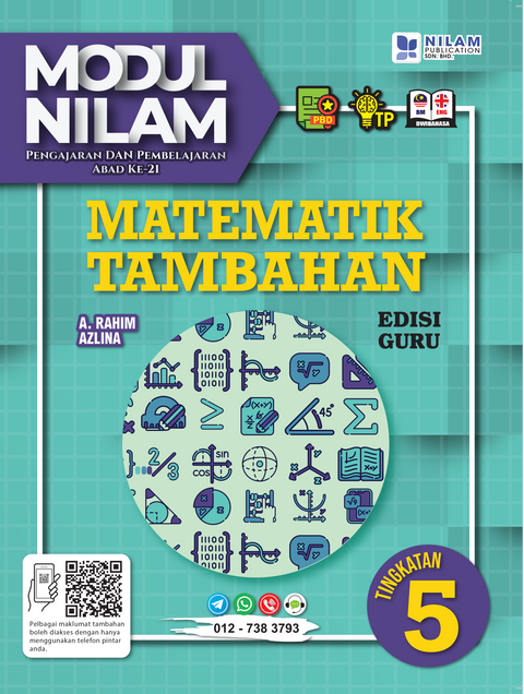 Modul Nilam P&P Abad Ke-21 Matematik Tam Tg 5 Dwibahasa 2023 (Eg) - MPHOnline.com