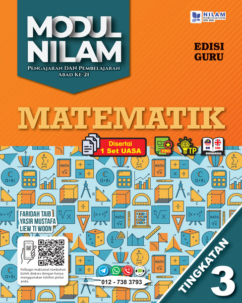 Modul Nilam P&P Abad Ke-21 Matematik Tg 3 Dwibahasa 2023 (Eg) - MPHOnline.com