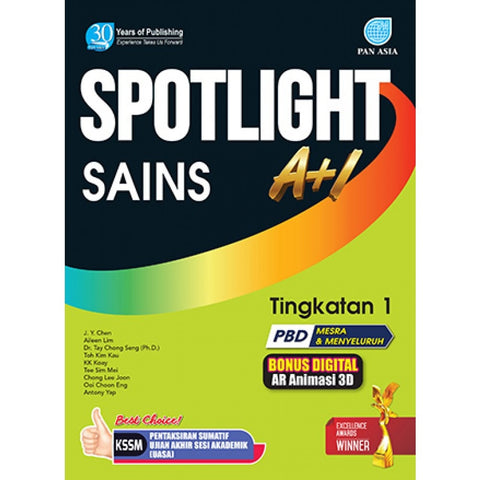 Spotlight A+1 Tingkatan 1.2.3 Sains Tingkatan 1 '23 - MPHOnline.com