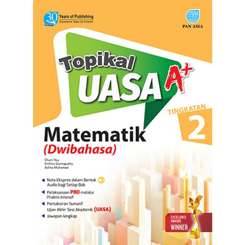 Topikal UASA A+ Matematik Tingkatan 2 (Dwibahasa & Manual Guru) '23 - MPHOnline.com