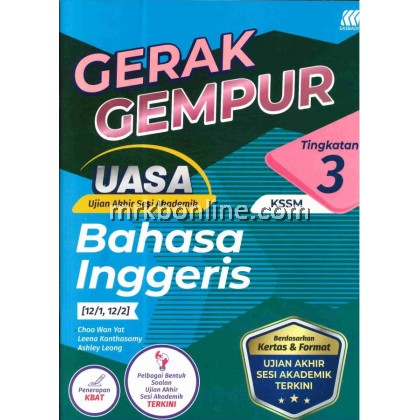 Gerak Gempur UASA KSSM English Form 3 - MPHOnline.com