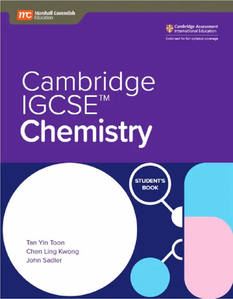 Cambridge IGCSE Chemistry Student’s Book + eBook - MPHOnline.com