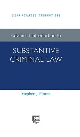 Advanced Introduction to Substantive Criminal Law - MPHOnline.com