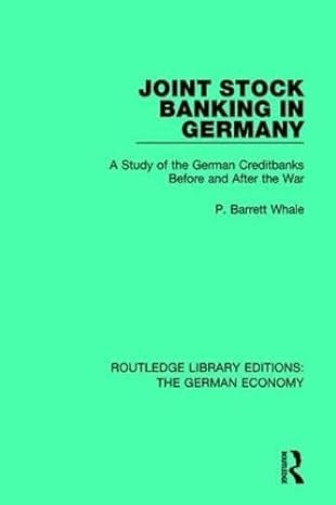 Joint Stock Banking in Germany - MPHOnline.com