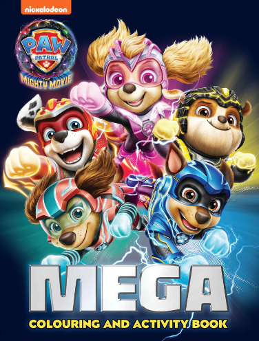 Paw Patrol The Mighty Movie Mega Colouring Book - MPHOnline.com