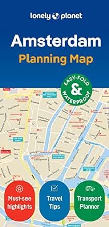 Lonely Planet Amsterdam City Map (2nd Edition) - MPHOnline.com