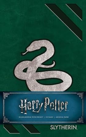 Harry Potter: Slytherin Hardcover Ruled Journal - MPHOnline.com
